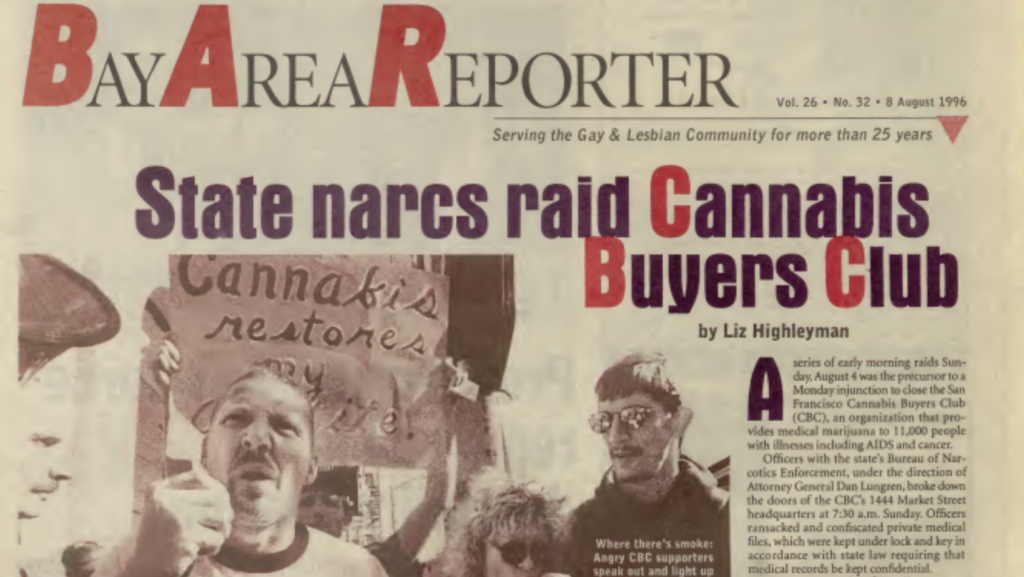 bay area reporter cannabis buyers club
