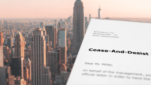 CEASE AND desist new york